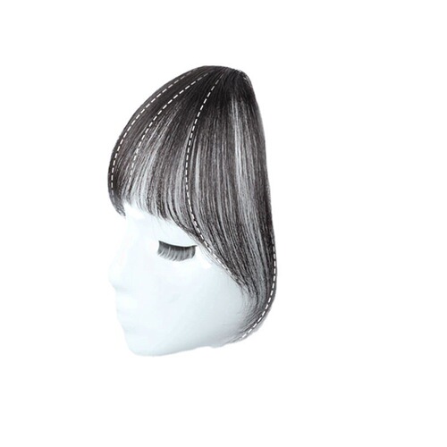 Air Parted Female Wigs Natural Forehead Simulation Hair Invisible Seamless Little Qian Dai Round Face French Style Eyebrow Fringe
