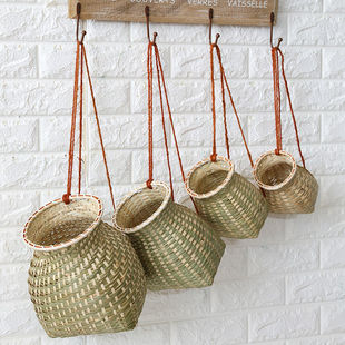 Small Bamboo Basket, Fish Basket, Small Bamboo Basket, Bamboo Woven Products, Decorative Bamboo Handmade Performance Props, Storage Basket, Bamboo Basket, Tea Picking Bamboo Basket