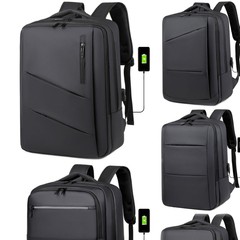 クロスボーダービジネスランドセル男性用多機能コンピュータバックパック防水かばん大学生ビジネスバッグプレゼントロゴ