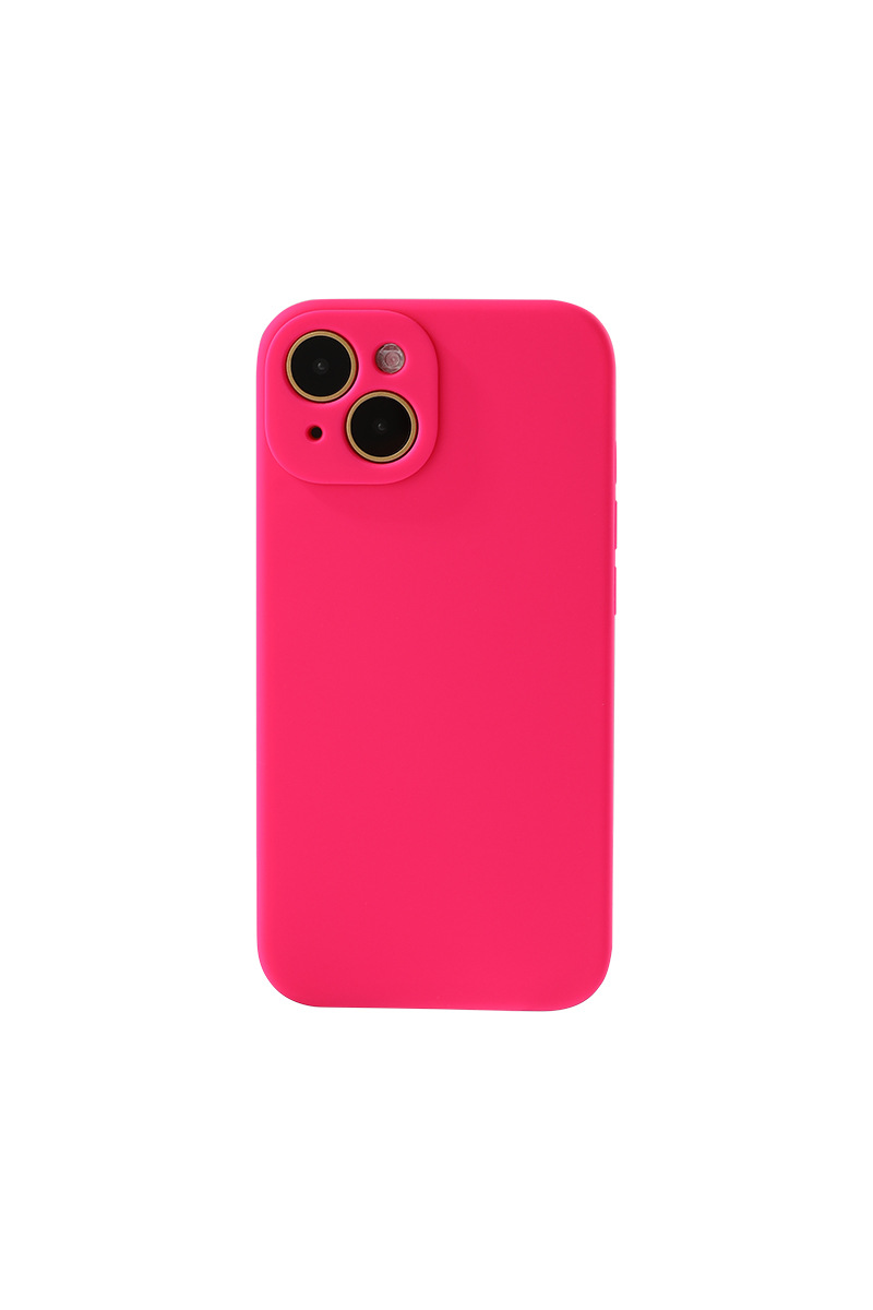 Funda de silicona líquida para Apple 14PRO, anticaídas, protección completa de la lente, funda de silicona IP14PM con orificios precisos