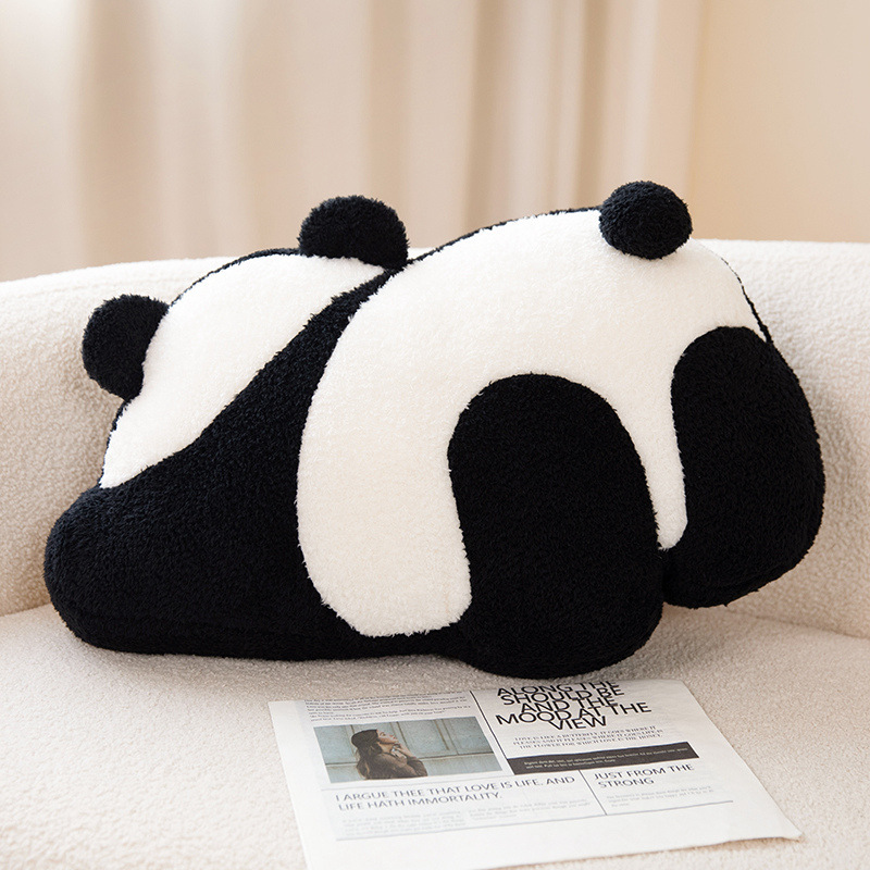 Red de celebridades Panda almohada muñeca lindo sofá sala de estar estudiante durmiendo junto a la cama niña cojín de respaldo almohada oficina