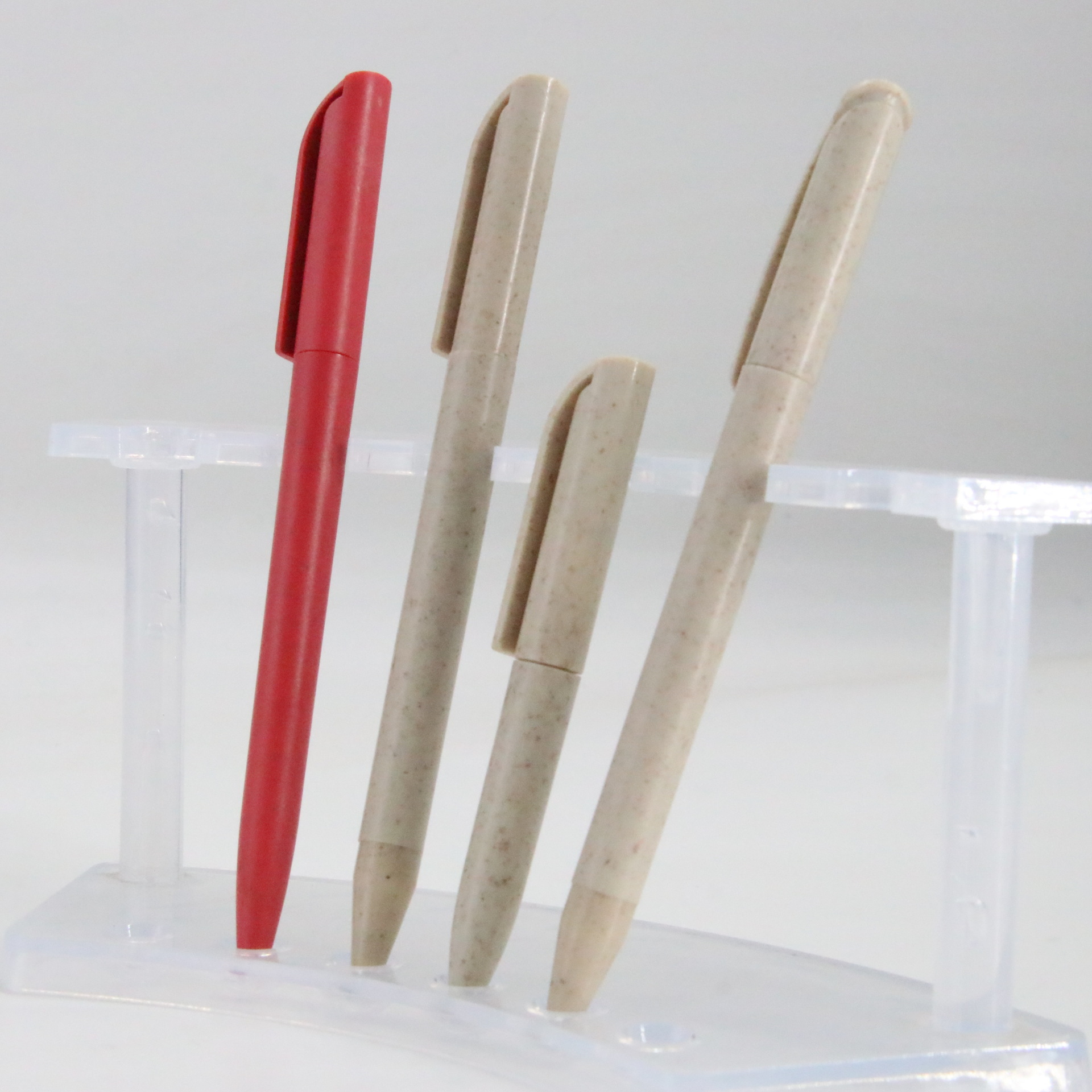 Rotary bolígrafo de plástico bala recarga suministros escolares de oficina fábrica al por mayor degradable bolígrafo publicidad