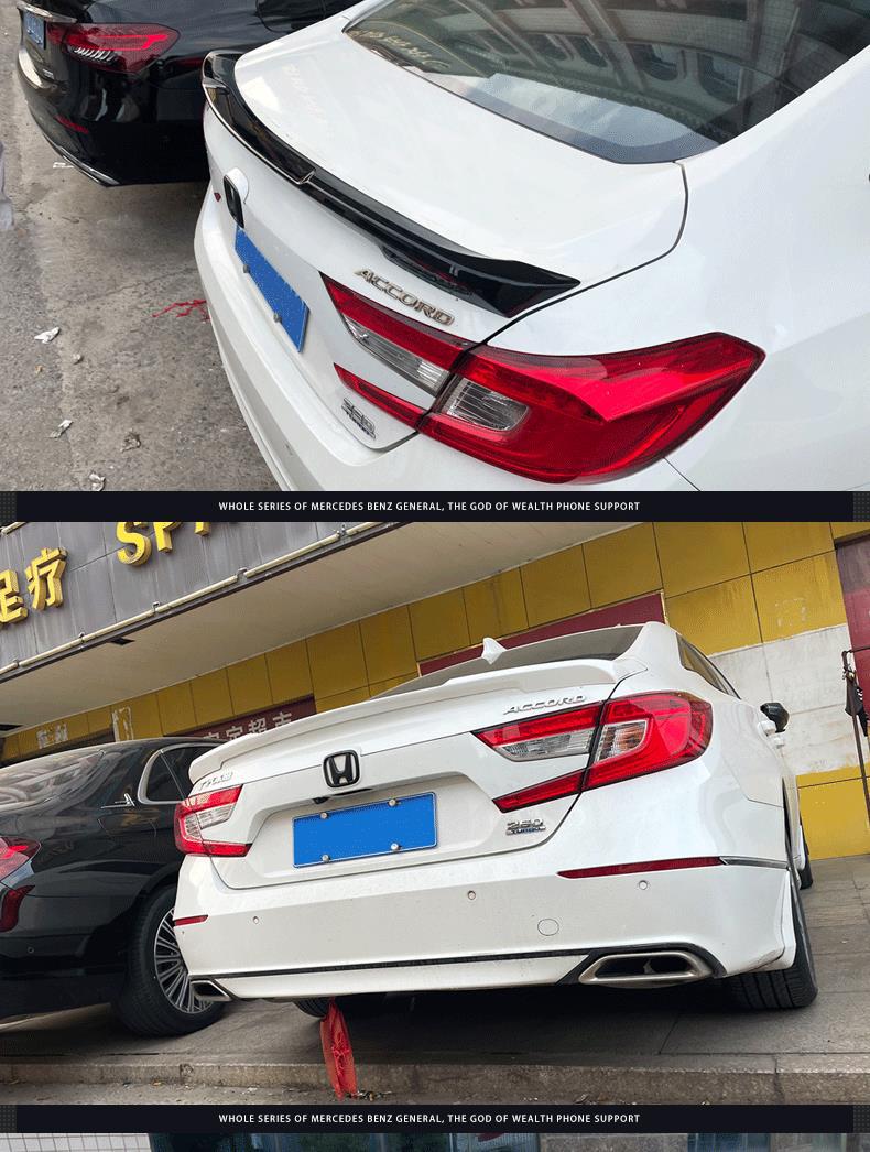 Honda Accord 18-22 Model Rear Wing, Exclusive Decorative Parts for Inspire Exterior, No-Drill Sports Blade Rear Wing