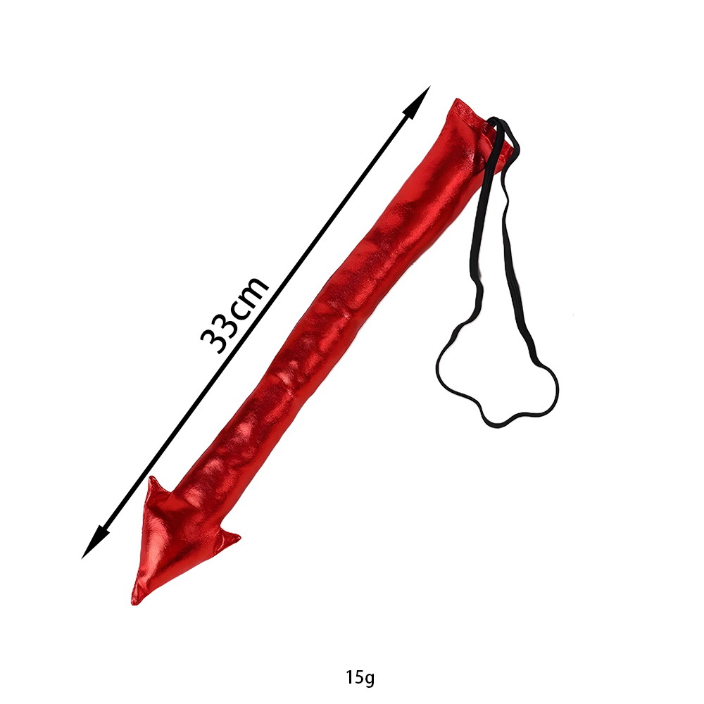 Halloween diablo cos tocado cuerno tenedor Halloween cuerno cuerno accesorios para el cabello diadema cola de diablo