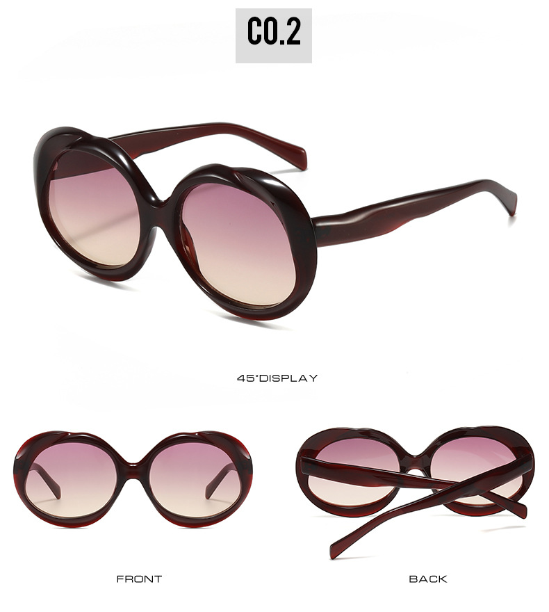 60g Weight Full Frame Glasses Structure Sunglasses Classification PC, UV400 Protection Lens Material Oval Frame Glasses Style Outdoor, Travel Occasion Solid Color Pattern All Seasons Season Unisex Gender Basic, Retro Style Black Color Basic Retro Solid Color PC UV400 Protection Oval Frame Full Frame Women's Sunglasses 7