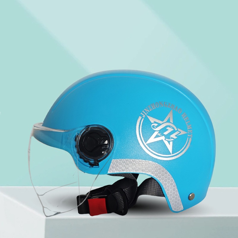 Electric Motorcycle | Universal Motosiklet kaskı (dəbilqə) - blue