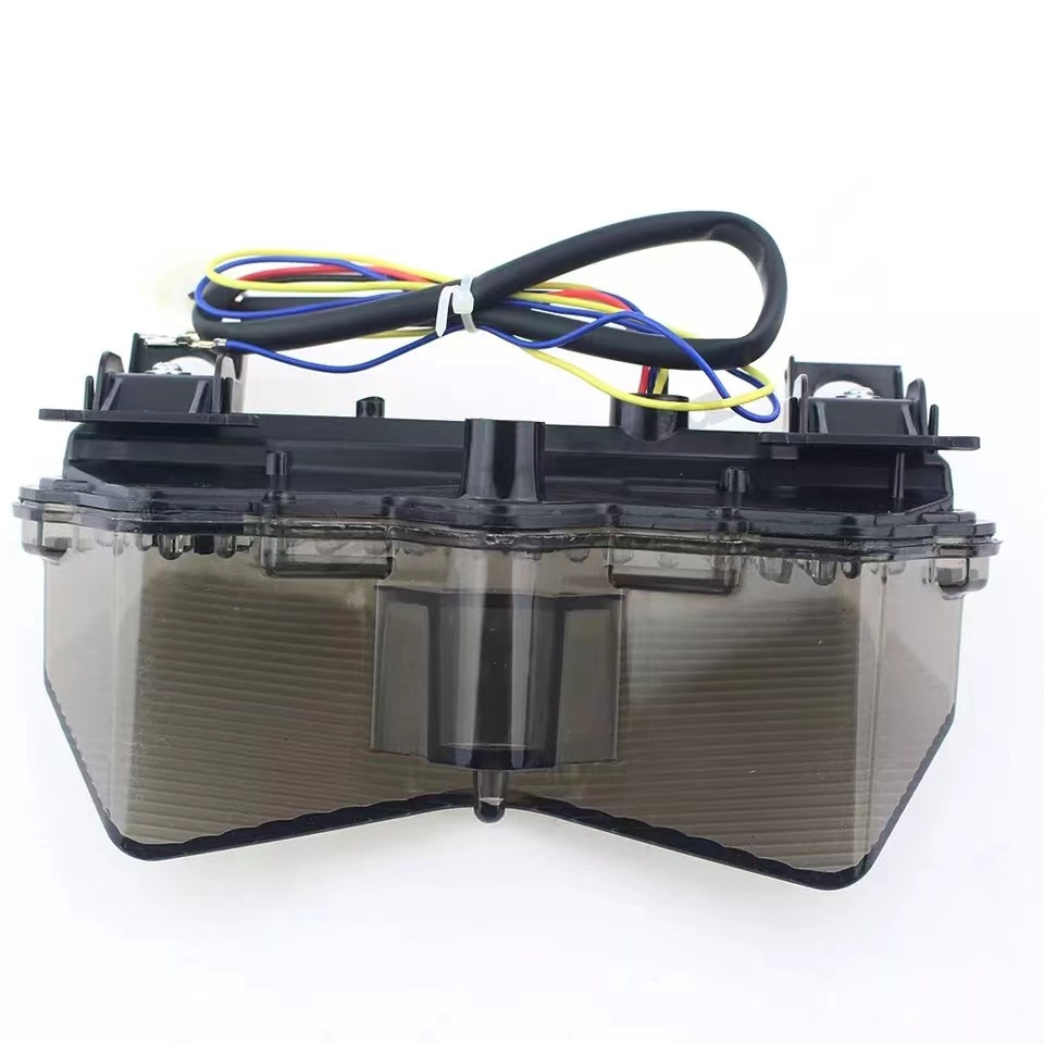 KAWASAKI 636 ZX6R 2003-04 LED luz de freno modificada luz trasera con función de señal de giro