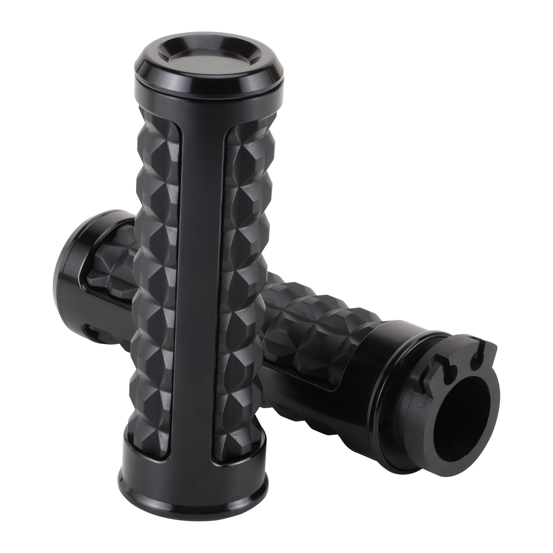 Motorcycle handlebar handle cover motorcycle modification parts half glue half aluminum handle cover accessories