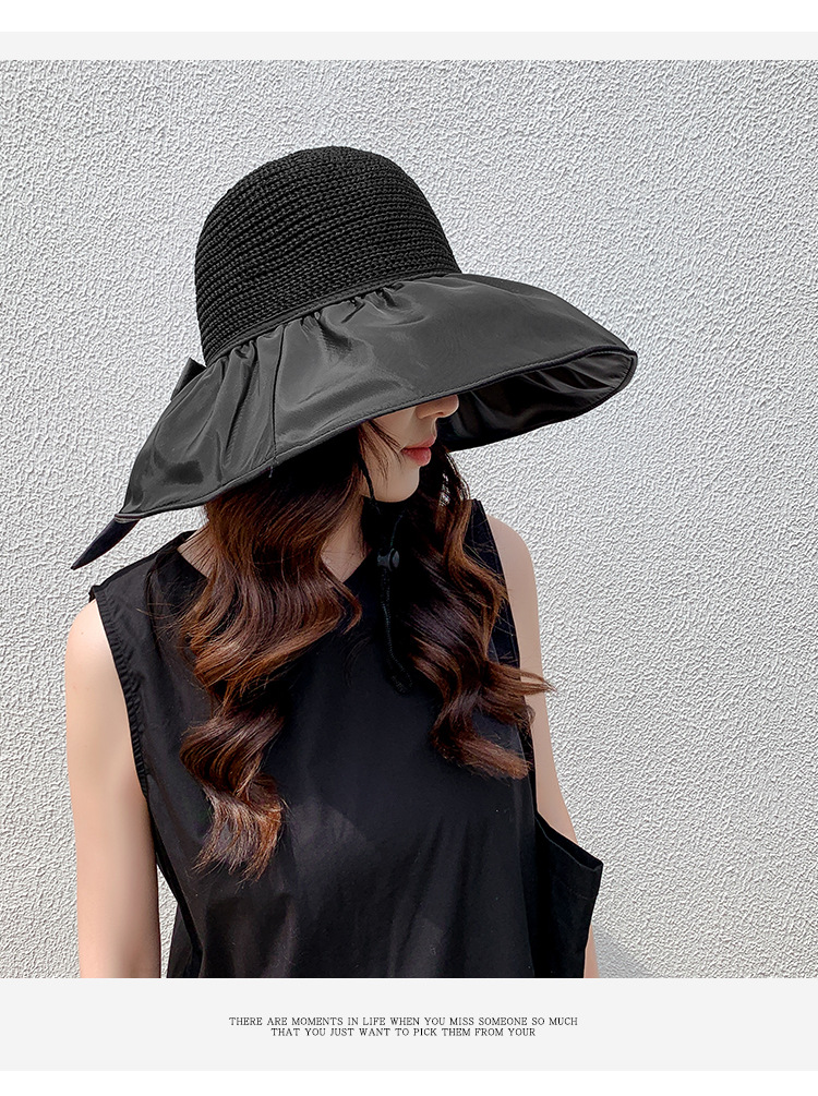 黑胶蝴蝶结盆帽-详情_15