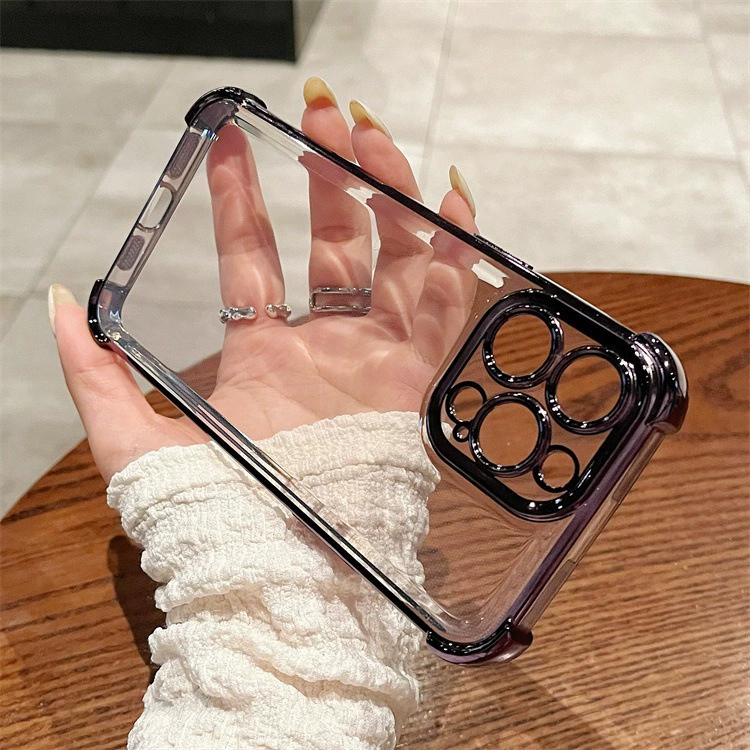 Apple, совместимые защитные уголки, прозрачный чехол для телефона, iPhone 15, защитный чехол, iphone, 16promax, падение защита