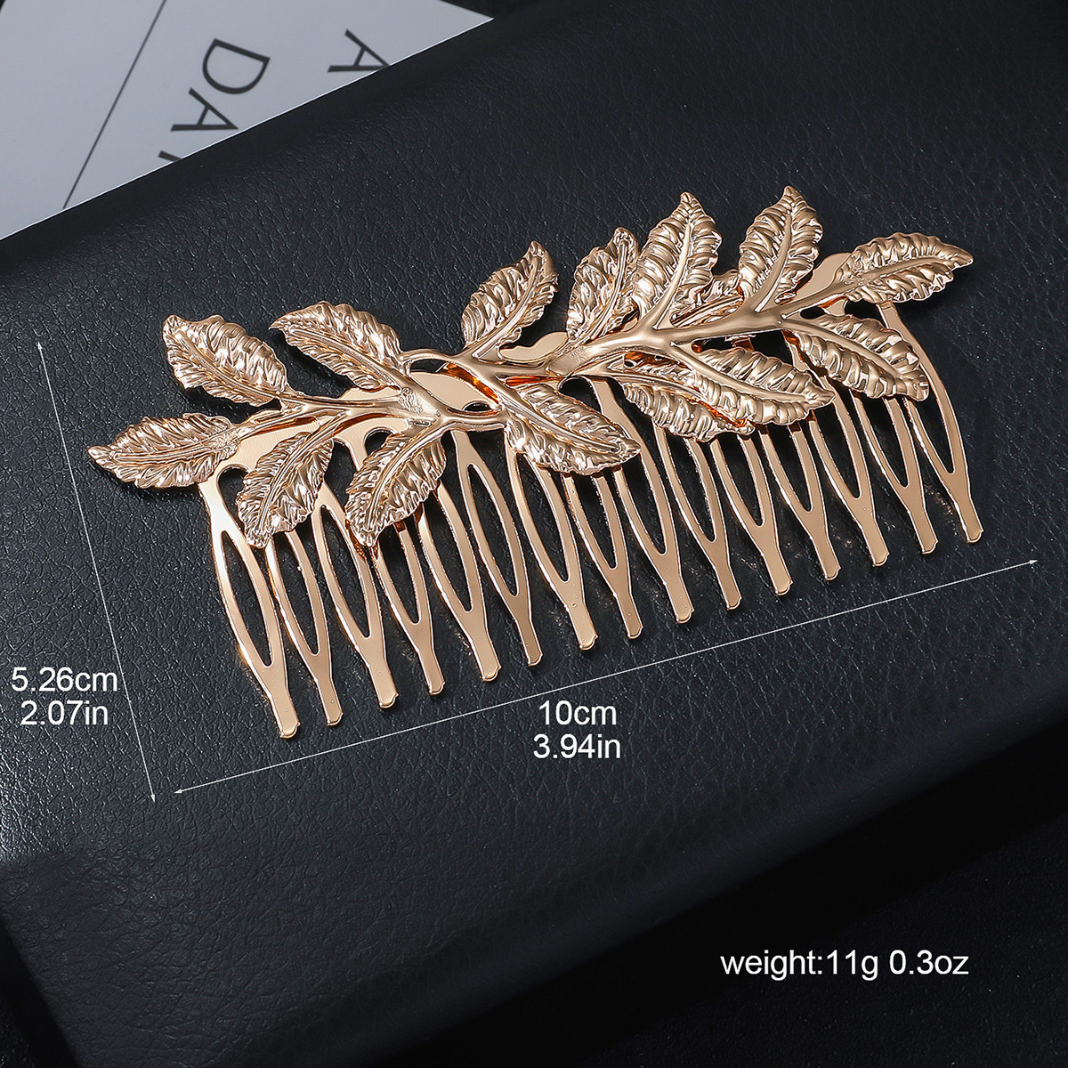 Nuevo peine de hoja transfronterizo, peine de inserción, tocado de novia, accesorios para el cabello, fuente de Amazon, accesorios para el cabello, pequeños regalos