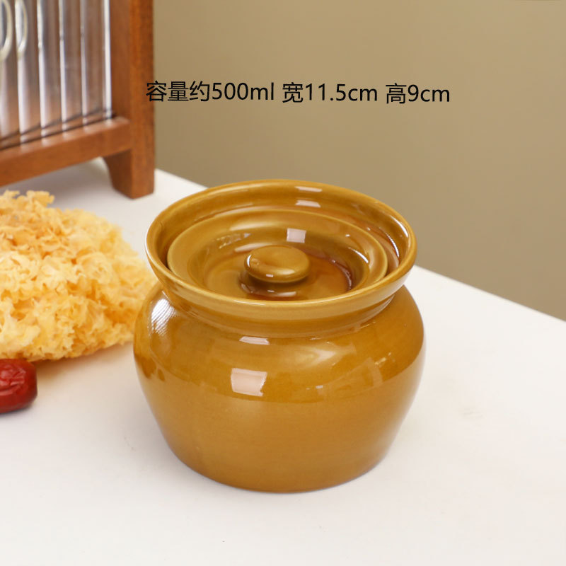 Olla de olla de barro guisada en agua, olla de estofado para una persona, olla de sopa con tapa, snacks de Shaxian, olla de sopa hirviendo de cerámica, venta directa de fábrica