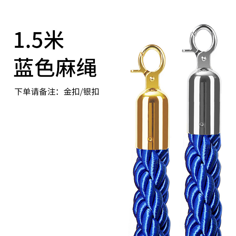 barra de conserjería hotel cuerda de un metro barandilla de alambre de acero inoxidable aislamiento banda de cola barandilla valla de bienvenida columna