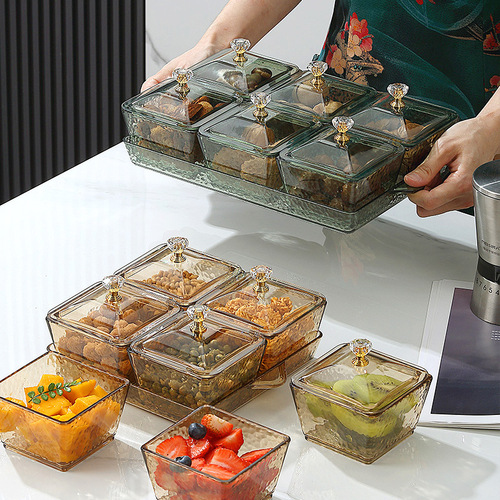Internet Celebrity INS Candy Dish Living Room Snack Tray Fruit Plate European-Style Candy Box Cross-Border Amazon Nut & Dried Fruit Tray