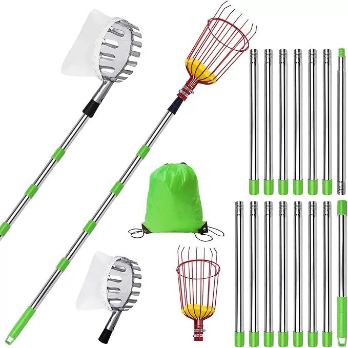 Садовый сборщик фруктов телескопическая штанга Яблоко Слива высотный сборщик