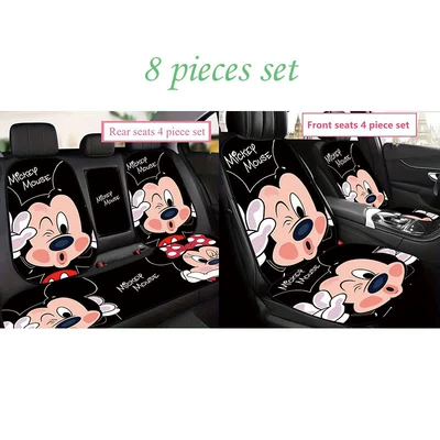 Seat cushion, seat cover, Back Cushion 8-Piece Set Universal - rz-stitch-car-seat-cushion-8-front-seat-four-piece-set