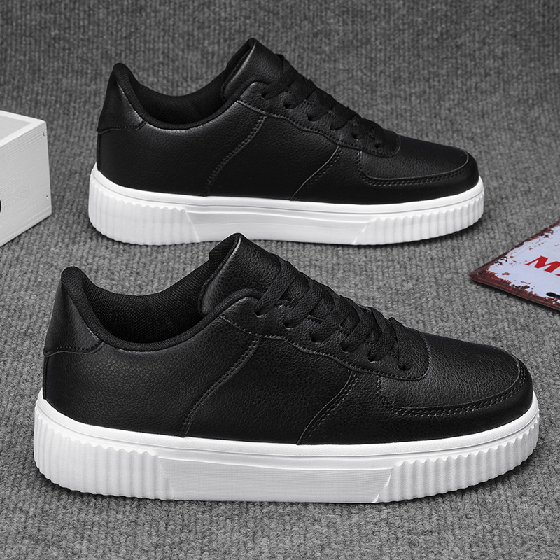 Zapatos de hombre verano 2026 nuevos zapatos de skate deportivos casuales transpirables parejas de estudiantes zapatos blancos zapatos de moda grandes image 4