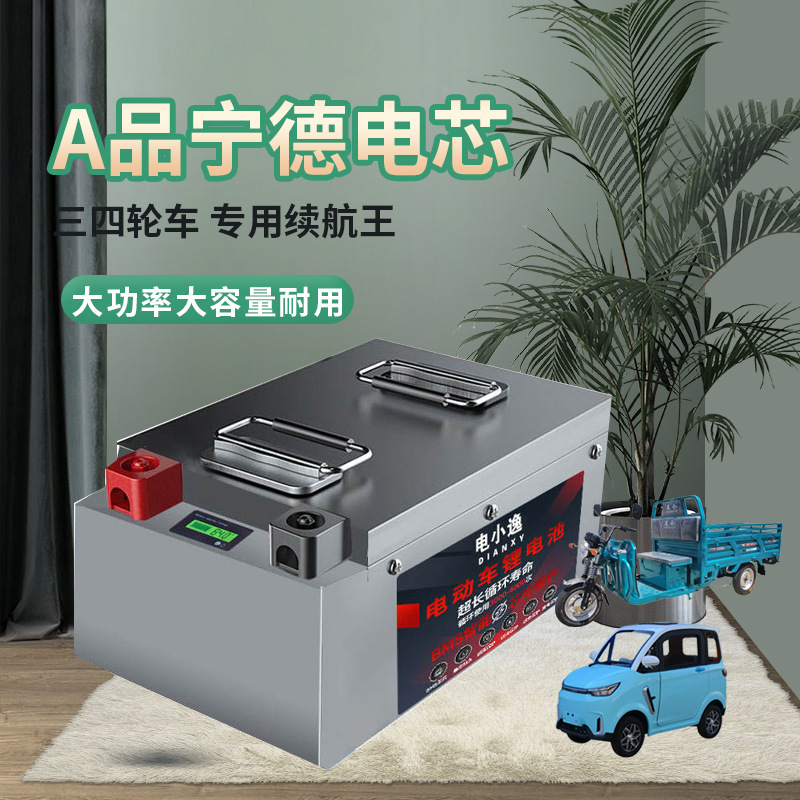 三四轮车锂电池72v大容量磷酸铁锂电池48v电动车三元锂电池60v|undefined