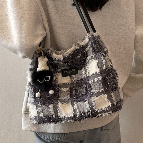 Bag 2025 Women's Crossbody Canvas Bag, Versatile Forest System Small Shoulder Bag, Underarm Bag for Office Workers