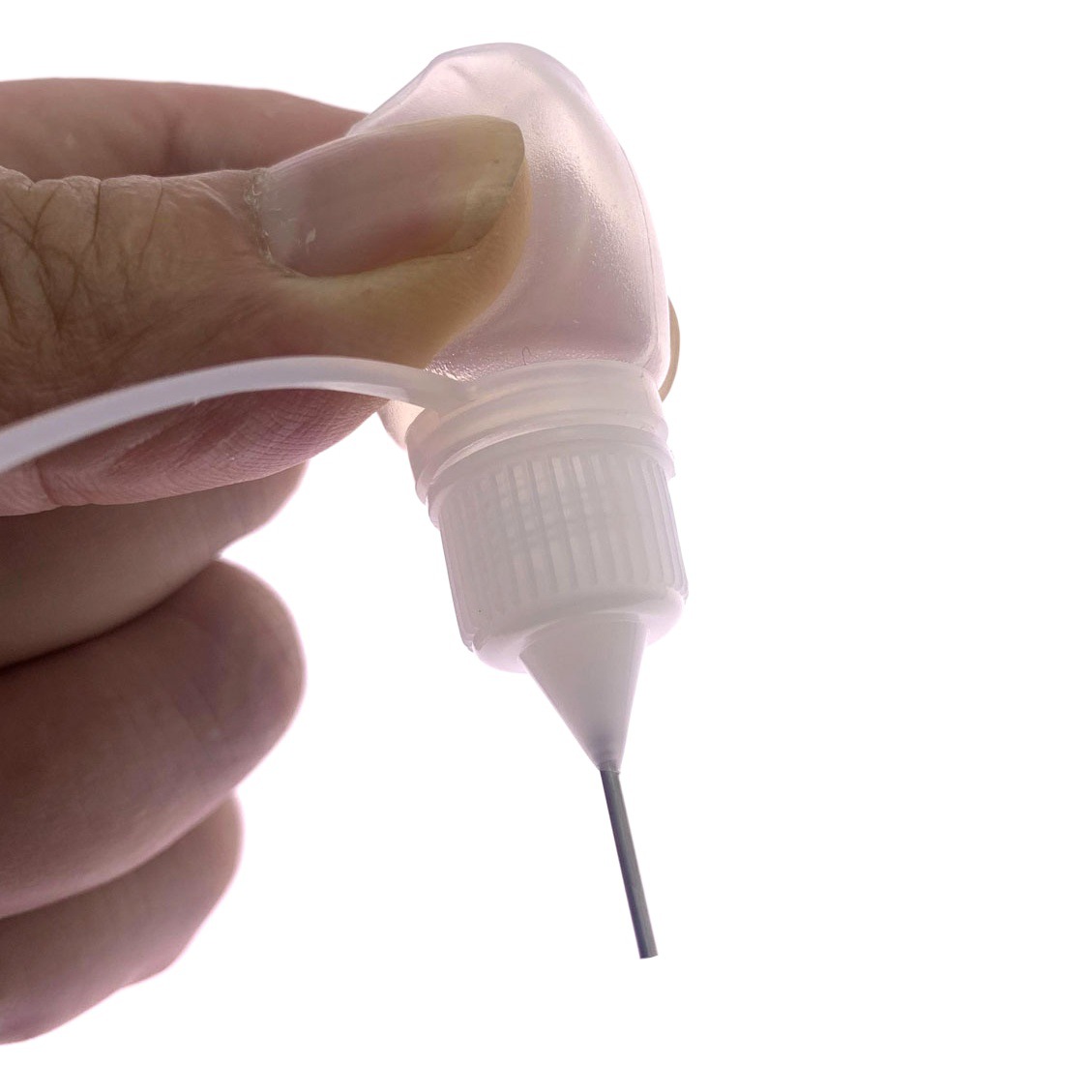 Tubo de aguja sub-botella PE agujero de alfiler agregar botella de boca puntiaguda botella vacía botella de 10ml botella suave aguja boquilla botella de dispensación de la aguja