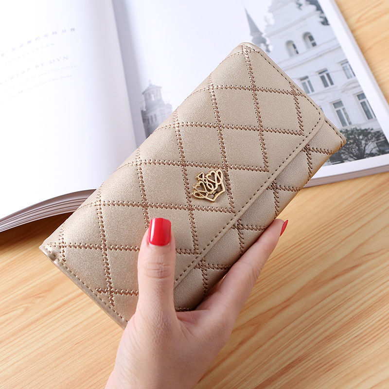 Crown gold bag