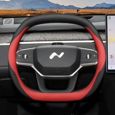 2025 Model Ledao L90 Steering Steering wheel cover - ledao-exclusive-black-fiery-red-ultra-slim-edition-default