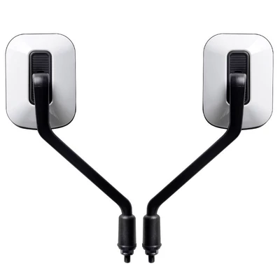 Motorcycle rearview mirror: Convex Mirror, Square Bicycle