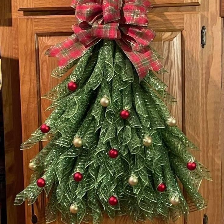 クリスマスツリーの花輪が国境を越えた新製品のシミュレーションクリスマス花輪門飾り家の祝日庭園装飾道具|undefined