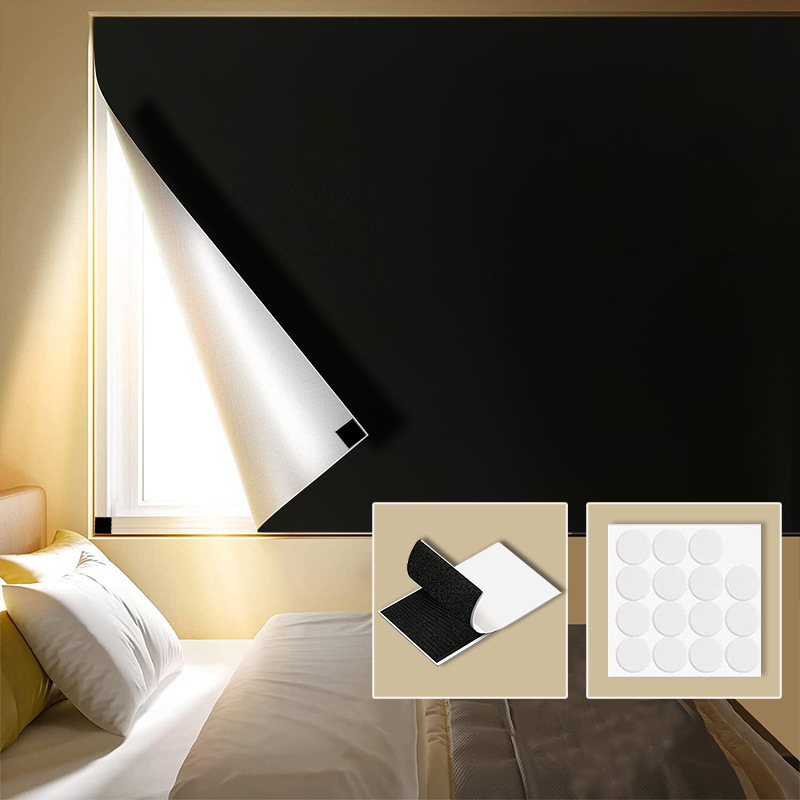 Amazon 420D blackout cloth full blackout curtain portable travel curtain can be cut sunscreen shade diy