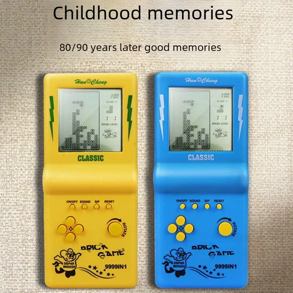 Large screen Tetris game machine retro nostalgic Classic children 8090 handheld game machine electronic toys