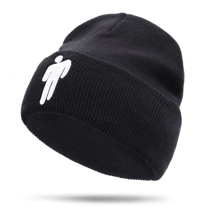Knit beanie Billie Eilish-style, adjustable unisex hat, multiple colors