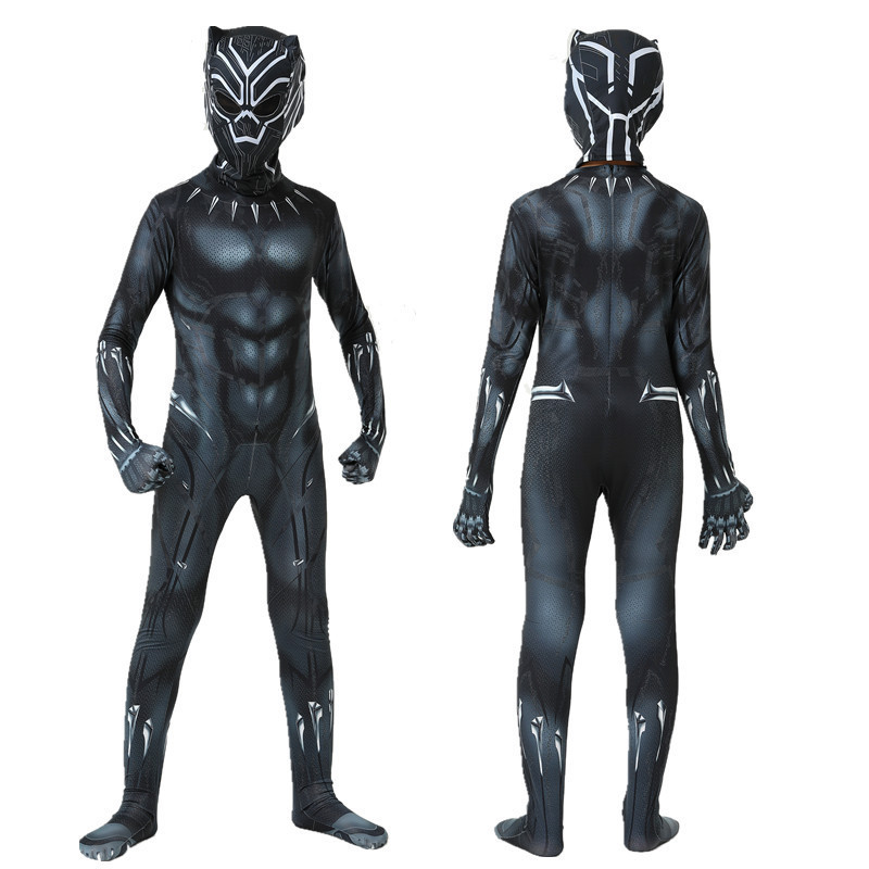 Black Panther Bodysuit Anime I Hero Cosplay Kidsren's Clothes Adult Costume Anime Jumpsuit Halloween