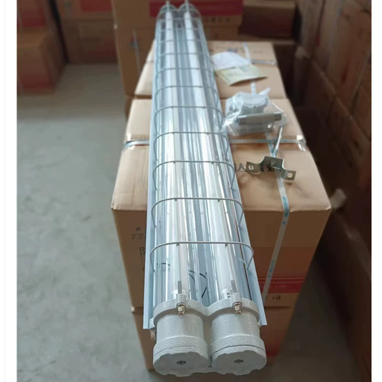 Взрывобезопасная люминесцентная лампа с двойной трубкой 2*40W кронштейн люминесцентная лампа