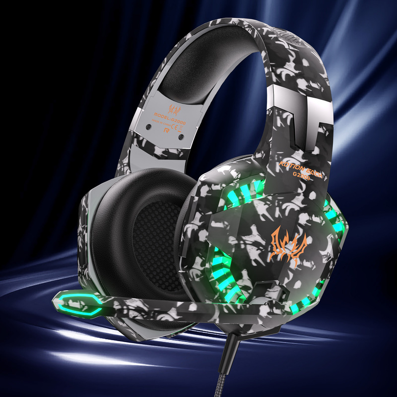 Kotion Each Yin Zhuo G2000 Single Plug-In Headset Wired Computer Luminous Ps4 Gaming Headset Headset Kotion Each Yin Zhuo G2000 Single Plug-In Headset Wired Computer Luminous Ps4 Gaming Headset Headset