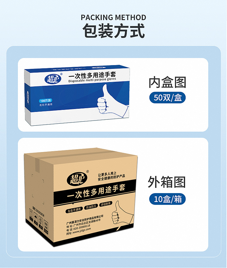 加厚丁腈手套一次性