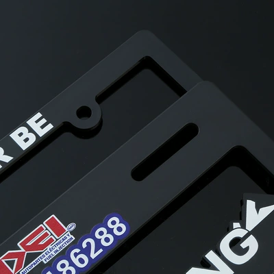 plate bracket printed logo, License plate holder/license plate holder