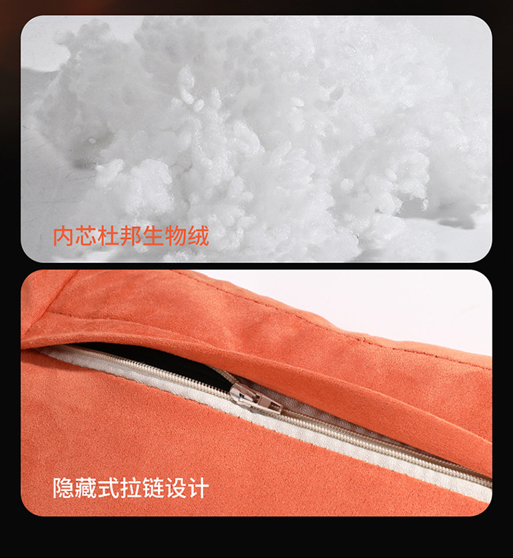 Biological Velvet Headrest, Lumbar Support, Headrest, Car-Mounted Rebound, Comfortable Driving, Long-Term Sitting, Not Tired, Relieving Waist Pressure Wholesale