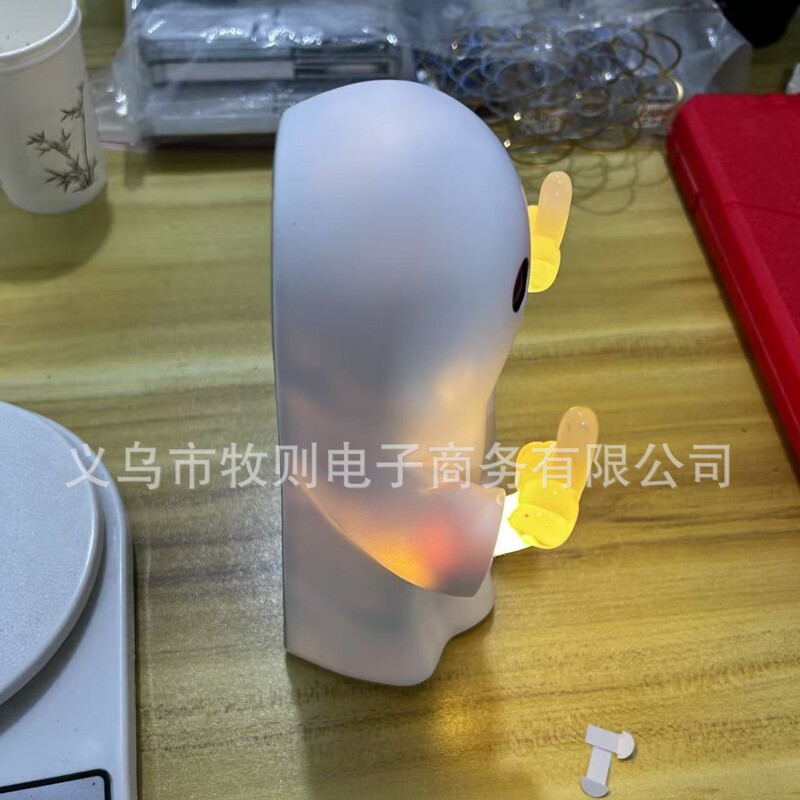 クロスボーダー新しいハロウィンゴースト中指 LED ランプ中指ゴーストホームデコレーション|undefined