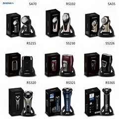 SIDスーパーマン電動かみそりシングルヘッド男性ひげナイフ三刃充電式ひげそり現物卸売り