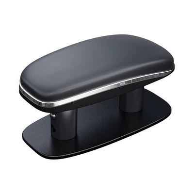 Car Armrest Elbow Support, a Must-Have for Long-Distance Road Trips, Car-Mounted Driver's Door Elbow Rest, Armrest Box Heightening Pad (Armrest box pad) - black-height-adjustable-one