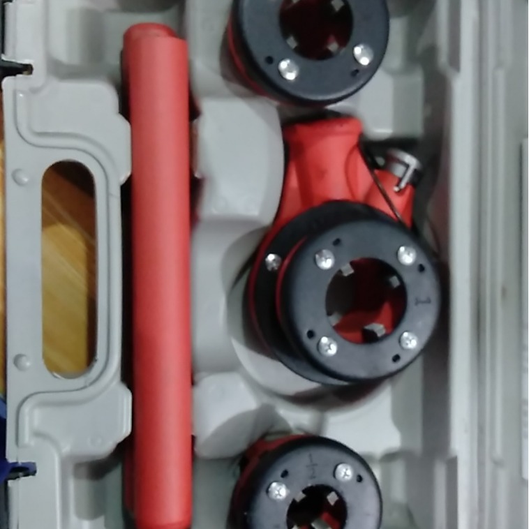 Q92轻型管子铰板和板牙手动套丝机铁管塑料管套丝扳手 水暖工批发