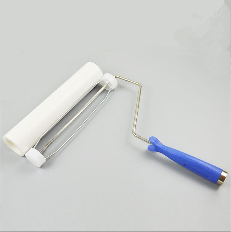 Rodillo de eliminación de polvo PE rodillo de polvo adhesivo tipo desgarrador adhesivo de pelo industrial mano de soporte de papel de polvo adhesivo image 25