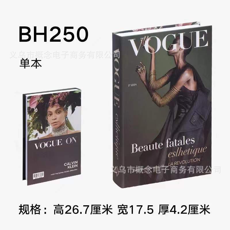 Libros falsos plegables estilo nórdico/INS, props de fotografía, decoración suave, muestra de fábrica