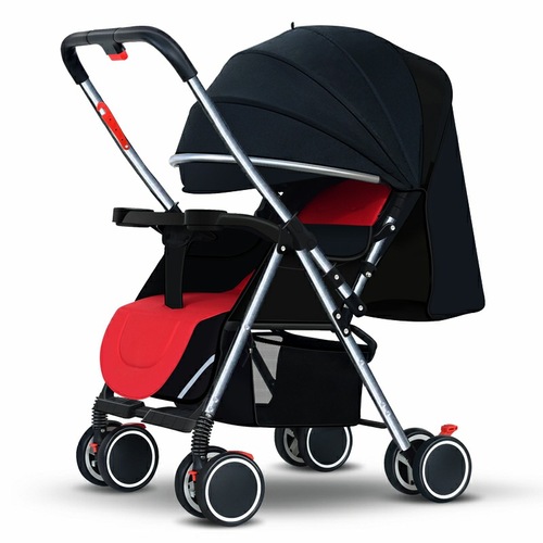 Baby stroller, baby carriage, baby pram, lightweight stroller, sit-able, lie-able, foldable, children's baby stroller, portable