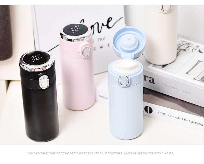 Casual Solid Color Stainless Steel Thermos Cup 1 Piece display picture 1