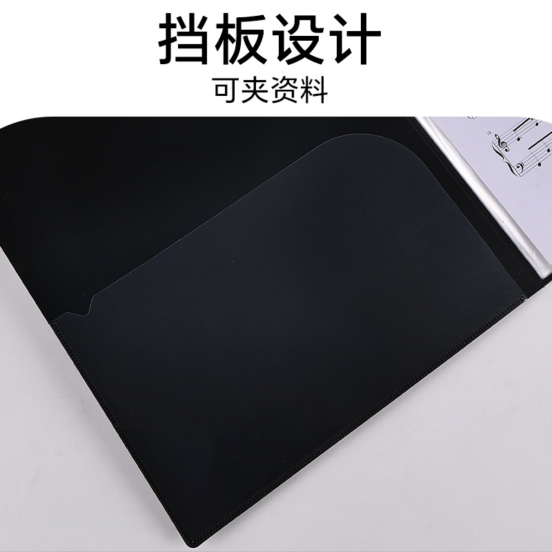 A4 carpeta de partituras negras carpeta de partituras transparente libro de partituras carpeta de piano libro de partituras carpeta de partituras de música libro de partituras