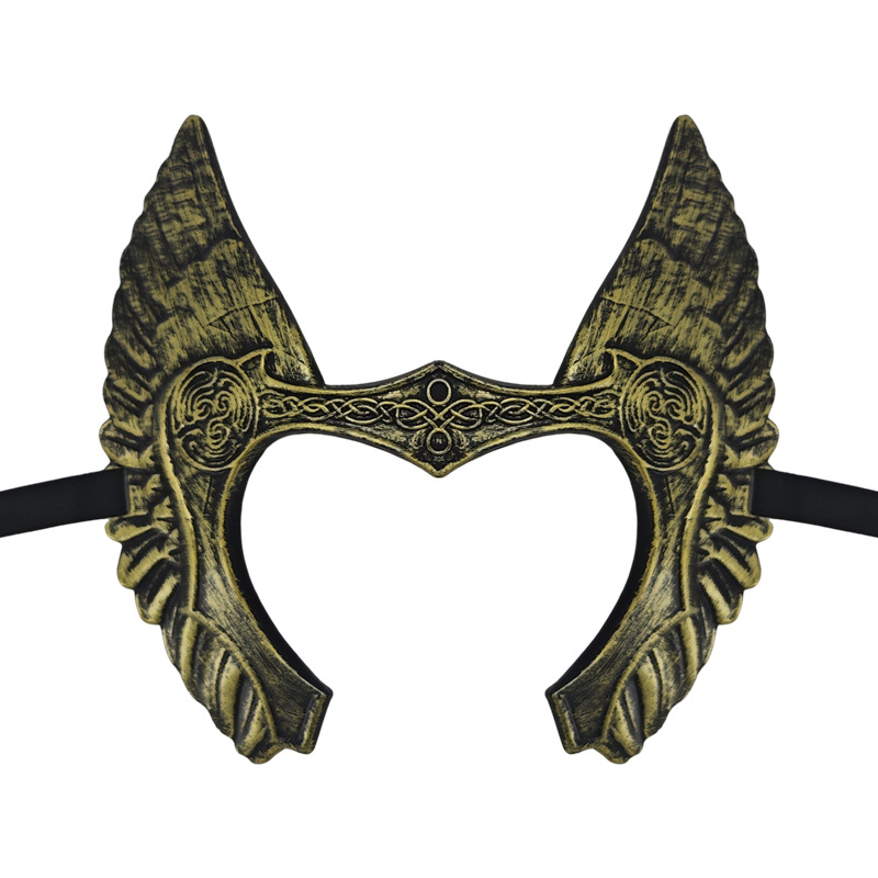 Nuevo dios de la guerra vikingo máscara retro Halloween atmósfera animación espectáculo escenario accesorios juguetes decorativos