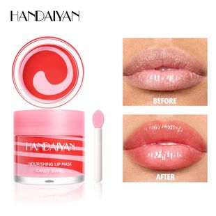Cross-Border Spiral Lip Mask Hydrating and Moisturizing Handaiyan Lip Balm Repairing and Moisturizing 6-Color Lip Mask in Stock