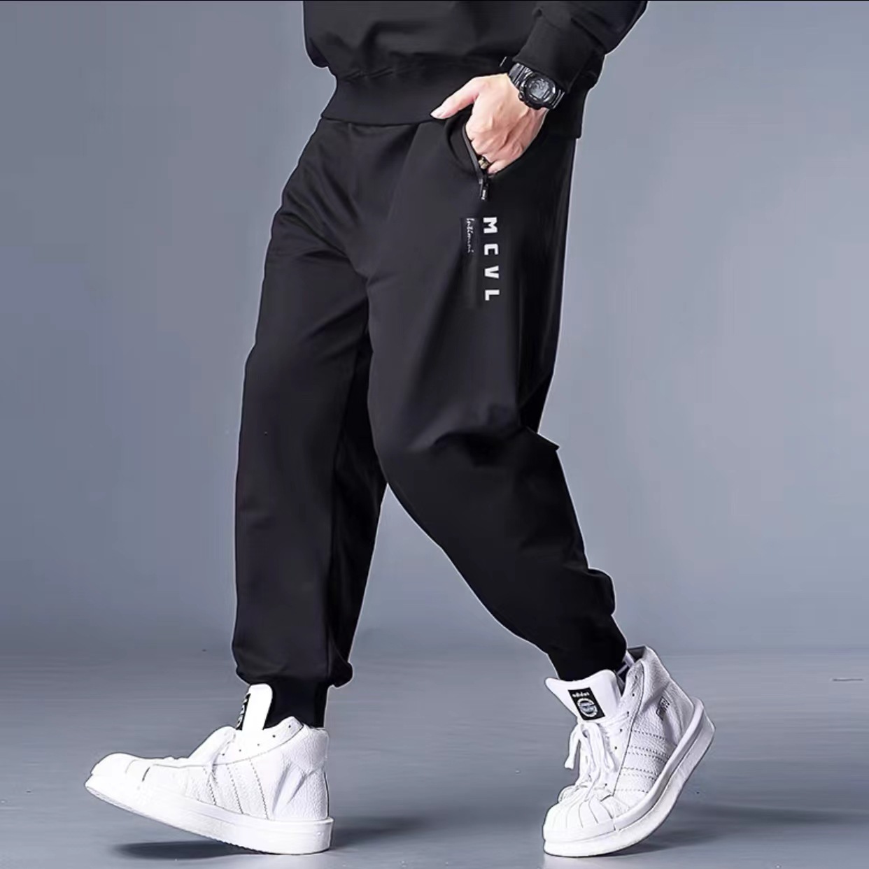 K002 블랙[레귤러팬츠] / XL
