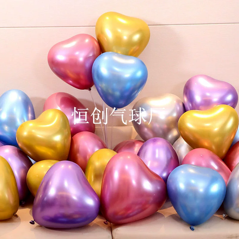 Balloon heart shaped, increased thickness, 12 inch